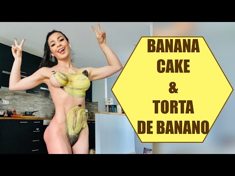 How To Make Banana Cake in BodyPaint / Como Hacer Torta de Banano y Chocolate / Recipe Banana Cake