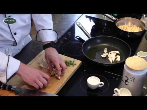 Steinpilz Pasta Fregola Kochvideos Pasta Rezepte Villa Martha Kochschule