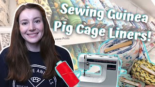 How to Sew Guinea Pig Cage Liners // DIY CAGE LINERS for guinea pigs Part 4