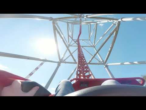 Sky Scream Onride POV Front Row Holiday Park (4k UHD)