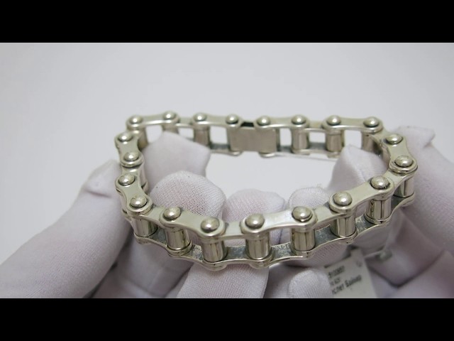Серебряный браслет "Велосипедная цепь" 5100657 Видеообзор