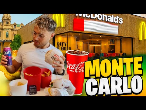 IL MCDONALD'S PÙ COSTOSO AL MONDO - PROVO IL MCDONALD'S A MONTE CARLO 🤑💸  
