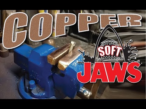 Copper Soft Jaws for a Bench VICE