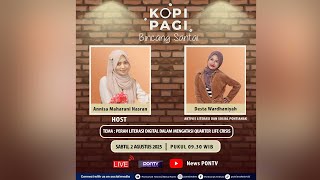 Download lagu Live News dan Bincang Santai Kopi Pagi Bersama Aktivis Literasi Dan Sosial Pontianak mp3