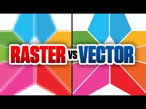 Raster Bitmap vs Vector Graphics