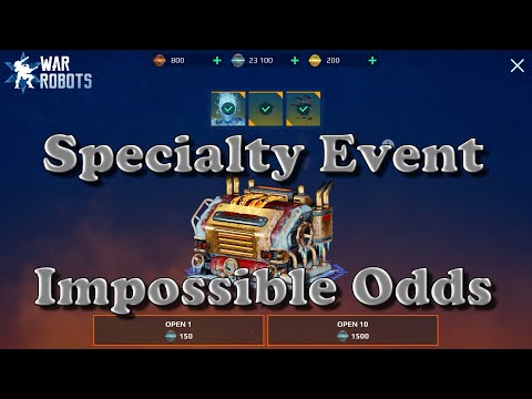 War Robots:  Specialty Event Chests.  Impossible Odds.