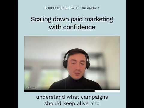 Scaling down paid marketing with data confidence