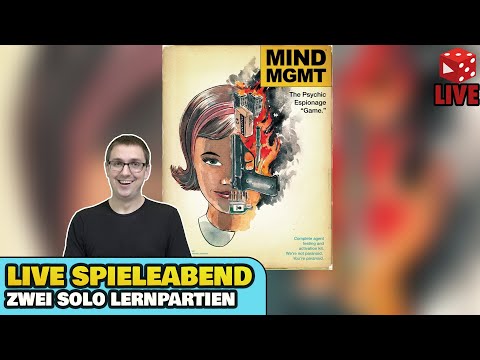 Mind MGMT: The Psychic Espionage “Game.” Solo LIVE Let's Play