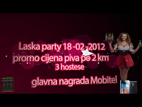 Folk Klub Label Vitez    Laško Party 18.02.2012  Uz atraktivne hostese, i Vrijedne nagrade!