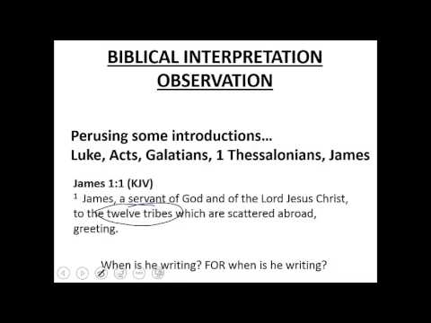 Introduction to Biblical Interpretation