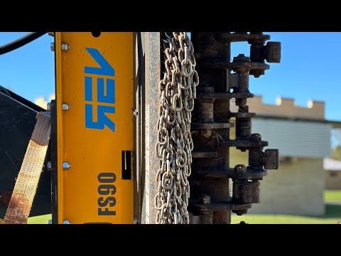 Trimming a Hedge with our FEMAC T9 FS90 REV Mulcher & Yanmar Vio55 Excavator(Timelapse)