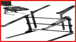 Video thumbnail for Pyle Portable Dual Laptop Stand - Standing Table with Adjustable Height, Ergonomic Design by Happy Shop