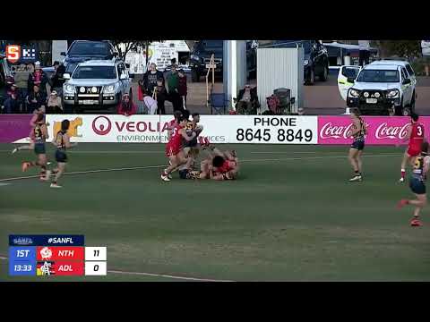 Rd 15 SANFL Snapshot - North's Kym LeBois goals on the run