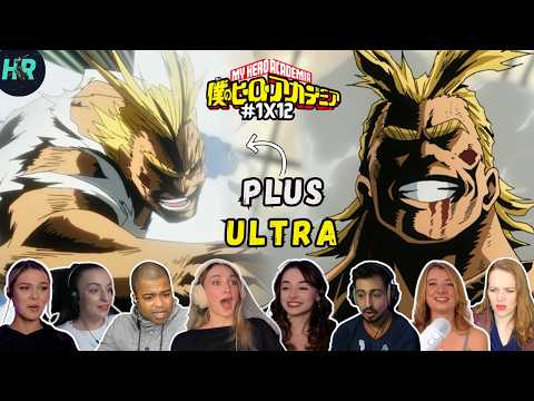 ALL MIGHT vs NOMU!!😤🔥 PLUS ULTRA⚡ My Hero Academia Season 1 Episode 12 Reaction Mashup
