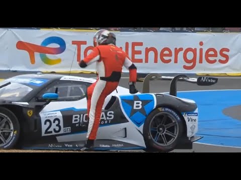 FIGHT in race Road To Le Mans
