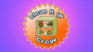Clean It Up Crew (a new clean-up time song for preschoolers)