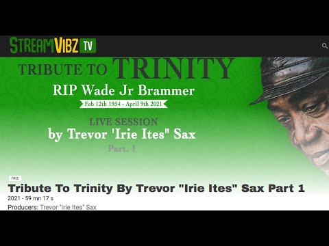 TRIBUTE TO TRINITY By TREVOR "IRIE ITES" SAX - PART 1