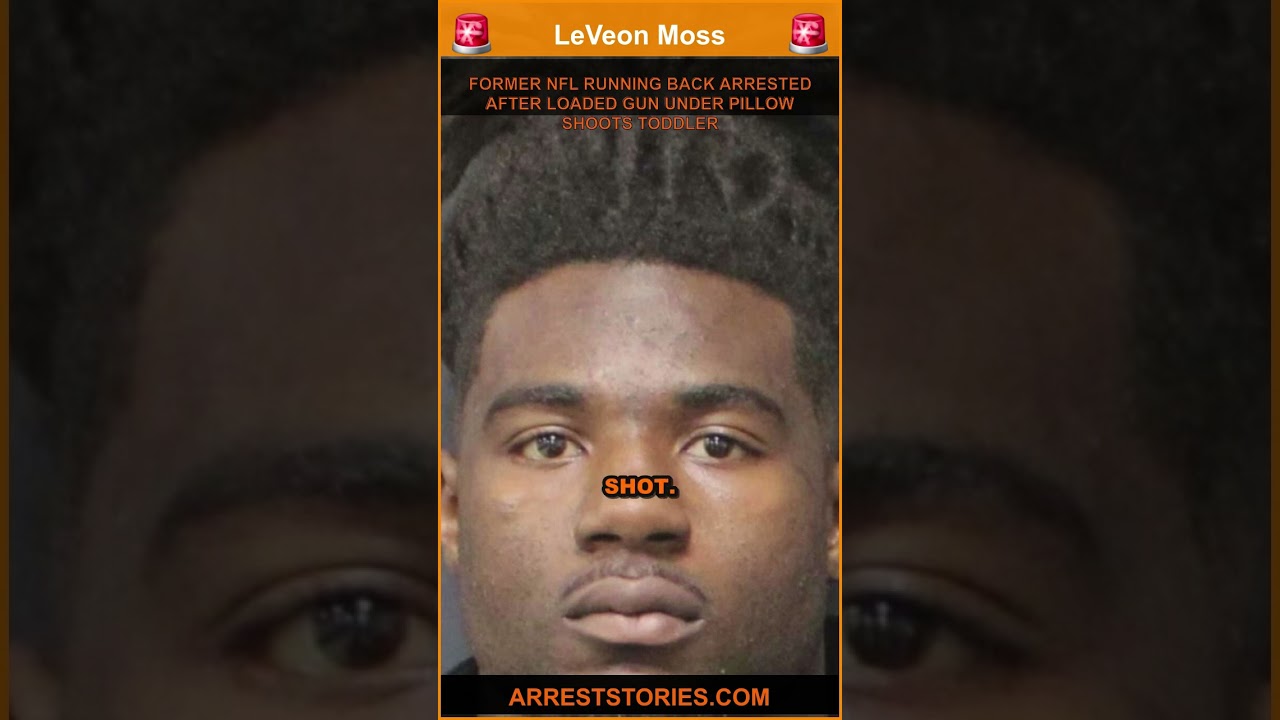 FORMER NFL RUNNING BACK ARRESTED AFTER LOADED GUN UNDER PILLOW SHOOTS TODDLER