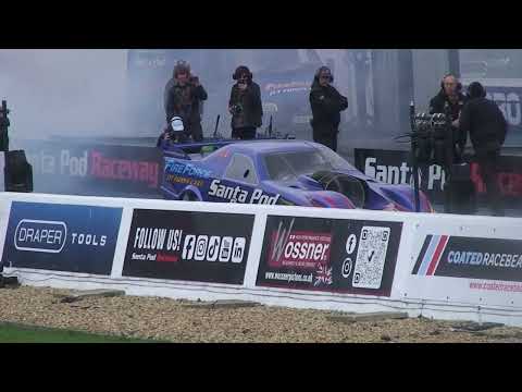 FireForce 3 Jet Funny Car, 1st run, Santa Pod, 25 October 2025