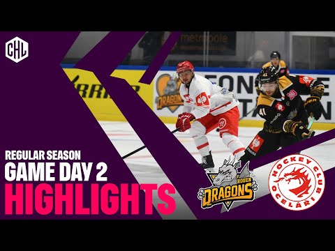 Highlights | Rouen Dragons vs Oceláři Třinec