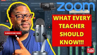 WHAT EVERY TEACHER SHOULD KNOW DURING A PANDEMIC (AUDIO VIDEO SETUP)