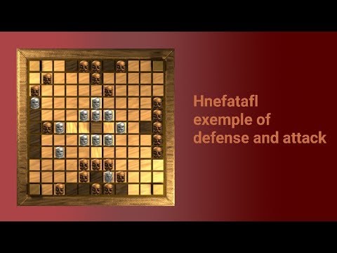 hnefatafl - gameplay vs Ansgar - strategic defense and attack