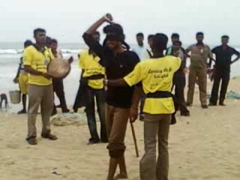 Prabhu-in veera dheera seyal in marina beach