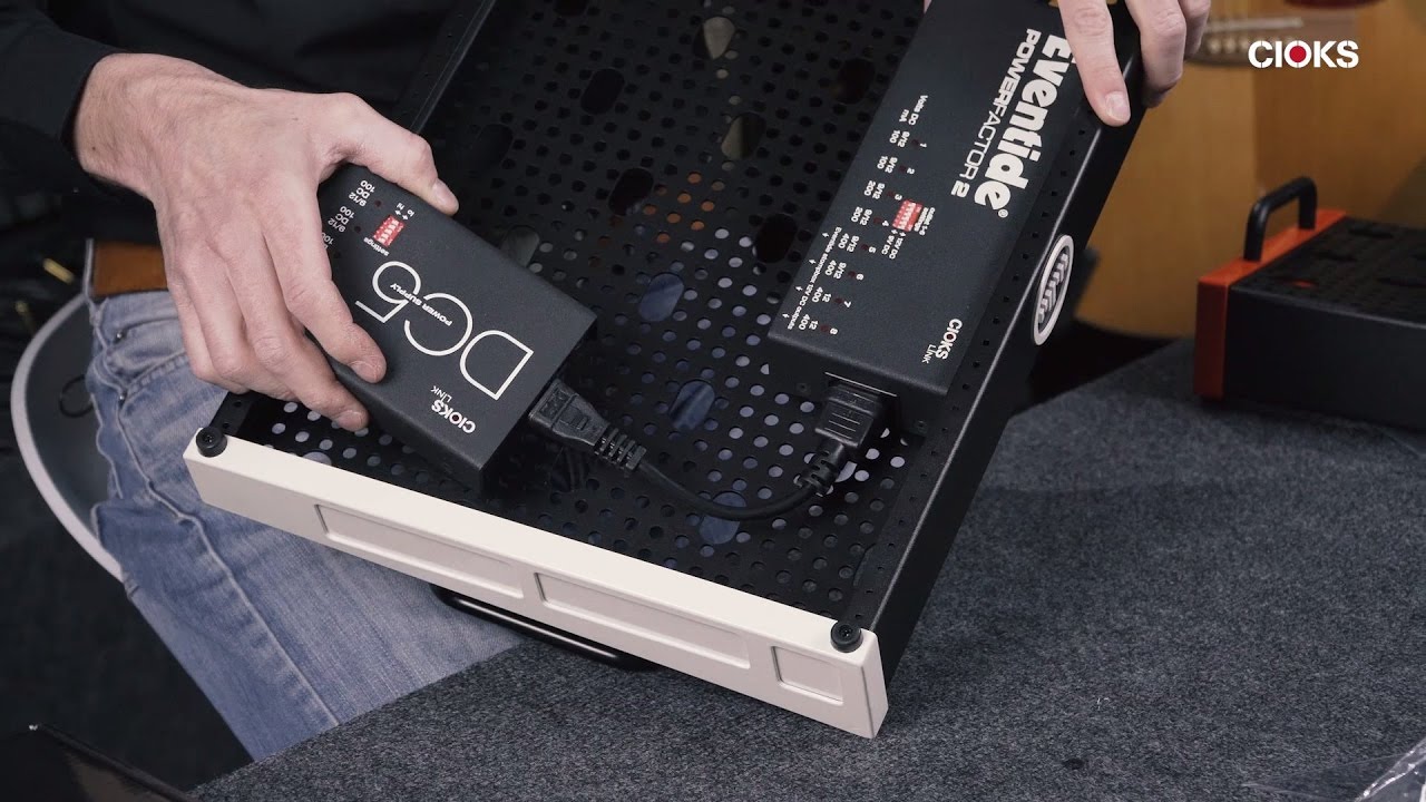 Mounting CIOKS Eventide PowerFactor 2 or another CIOKS Link power supply under a Templeboard