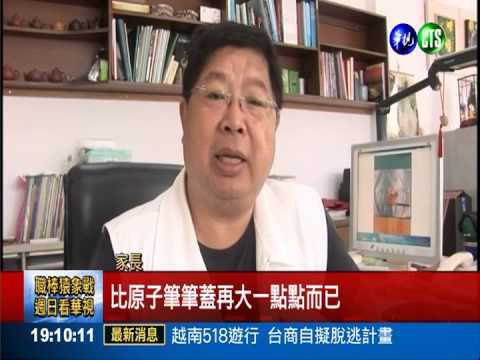 營養午餐縮水! 雞腿比"立可白"小