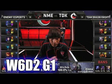 Enemy eSports vs Team Dragon Knights | S5 NA LCS Summer 2015 Week 6 Day 2 | NME vs TDK W6D2 G1