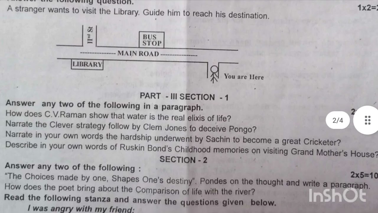 9th Half yearly Examination question paper