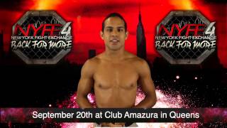 NYFE4: Back for More. Rich Pabon VS Timothy Wheeler Bout Announcement video