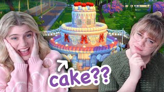 we tried building a bakery but its a CAKE in the sims 4