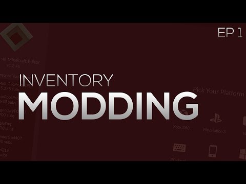 WiZe Llama - Modding Minecraft EP 1 Inventory/ Universal Minecraft Editor