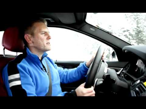 New BMW M5 testing in the snow