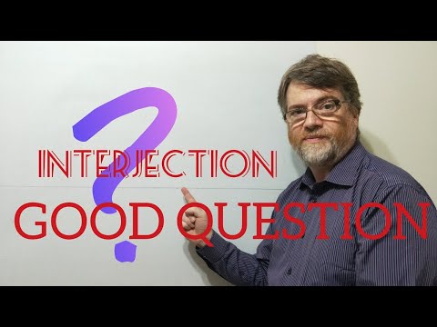 English Tutor Nick P Interjection (9) Good Question.