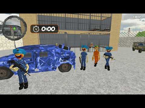 US Army Stickman Prisoner Transport#1 - Car Driving - Android Games