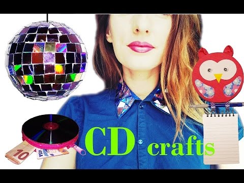10 DIY creative ways to reuse / recycle your old CDs / DVDs - HOW TO!