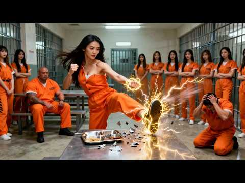 An 18-year-old girl jailed wrongly reveals her power and dominates the prison!
