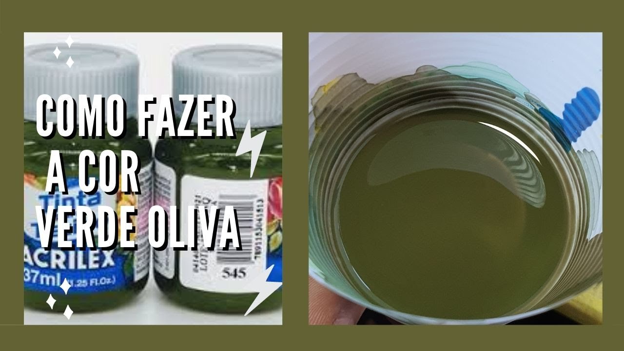 Watch Now Como Fazer a Cor Verde Oliva Como Fazer a Cor Verde Oliva