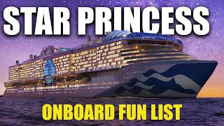 Star Princess | Top 10 Things to Do on Princess Cruises Newest Cruise Ship 2025