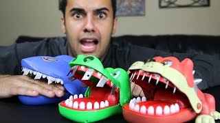 EXTREME CROCODILE DENTIST CHALLENGE!! RAZORS, TACKS, AND NAILS!! *INSANELY DANGEROUS*