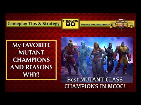 5 Best Mutant Class Champions in MCOC!