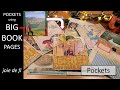 POCKETS For Junk Journals Using BIG BOOK PAGES Tutorial