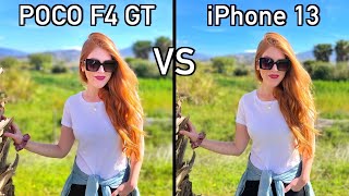 Xiaomi Poco F4 GT VS Apple iPhone 13 Camera Comparison!