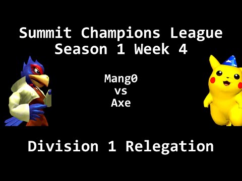 SCL1.4 - Mang0 (Falco) vs Axe (Pikachu) - Division 1 Relegation