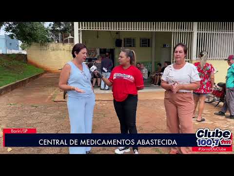 SAÚDE: CENTRAL DE MEDICAMENTOS ABASTECIDA.