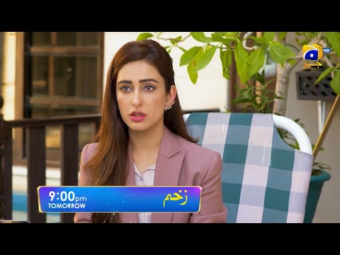 Zakham Episode 42 Promo | Sehar Khan | Aagha Ali | Tomorrow at 9:00 PM only on Har Pal Geo