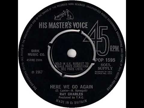 UK New Entry 1967 (169) Ray Charles - Here We Go Again