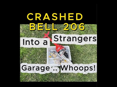 Flywing Bell 206 V4 RC Helicopter CRASHED ...  BOOM!